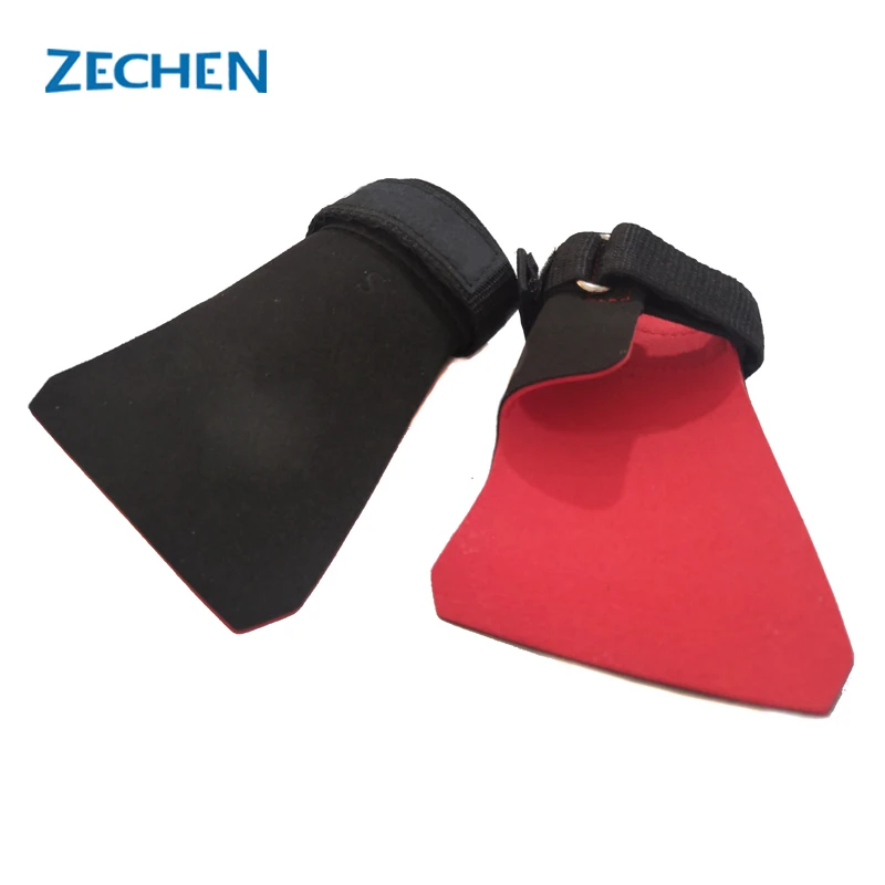 Microfibre leather gymnastics fingerless hand grips for cross fit