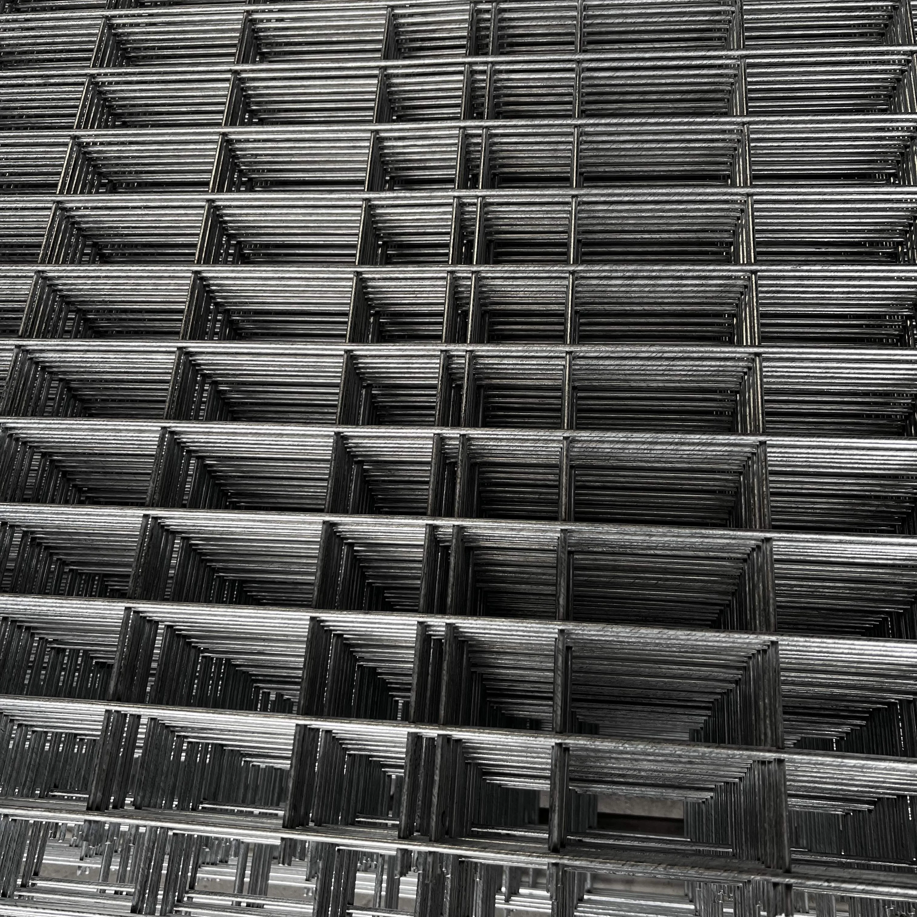 4*4 Galvanized Cattle Welded Wire Mesh Panel 8x4 Reinforcing Concrete Rebar Welded Wire Mesh Panel Jinghong Factory Low Price