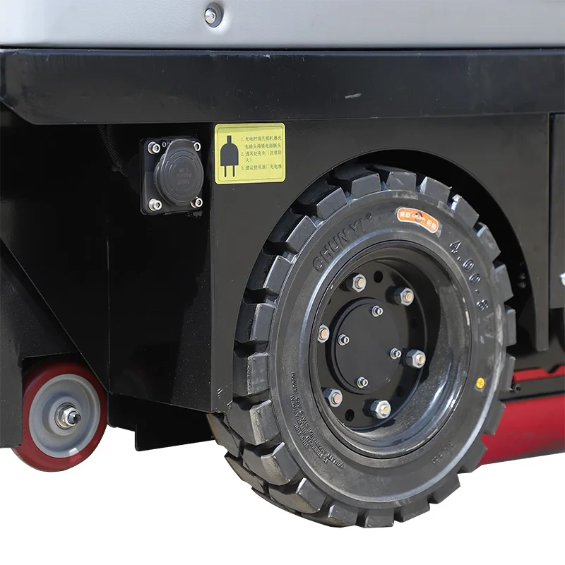 Full Closed Electric Big Street Sweeper Car Four-wheel Sweeper Commercial Ride On Road Floor Sweeper