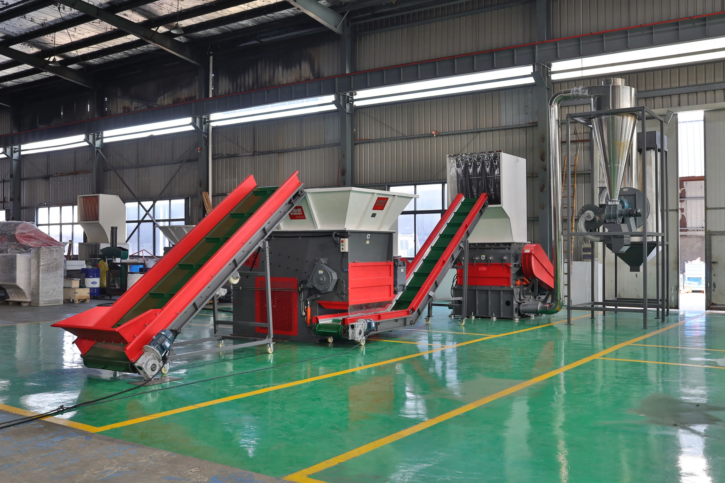 Pvc Belt Conveyor For Translate Crusher Machine Plastic