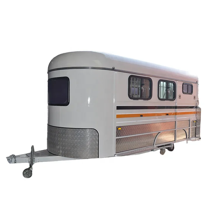 Brand New 3 Horse Boxes And Trailers With Saddle Box Led Light Rubber Matting