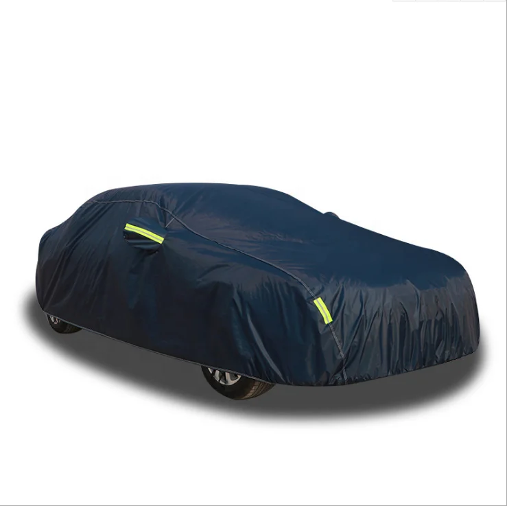 All Weather Outdoor Universal Automatic Car Cover 6 layer Waterproof Windproof Dustproof Snowproof Disposable