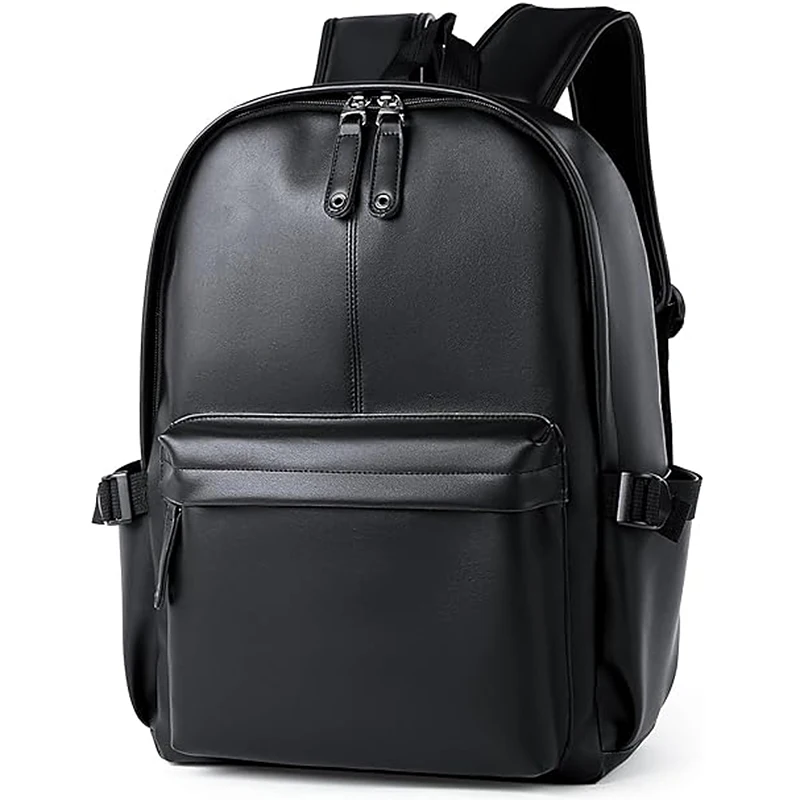 Laptop Backpack Leather School Bags Men Women Waterproof Travel Bag Leisure Back Pack Business Backpack