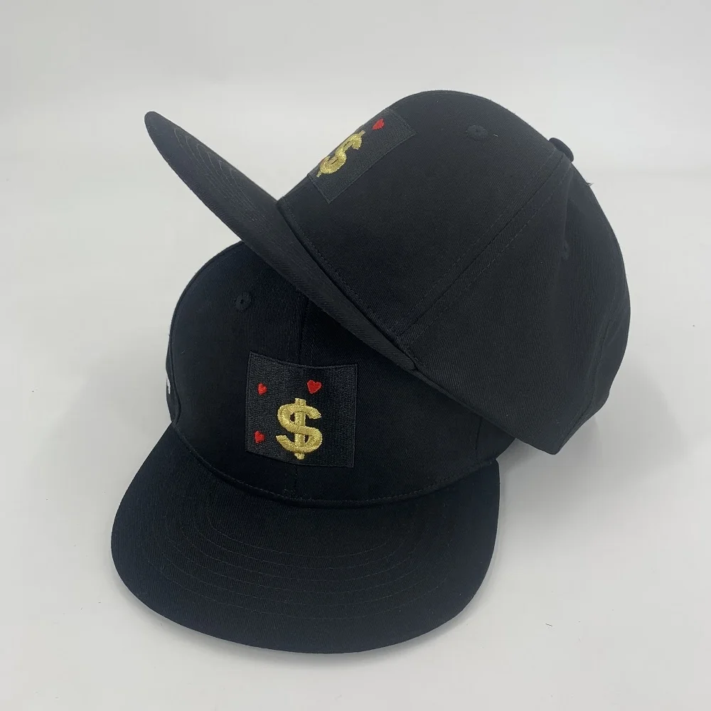 Cheap Wholesale 3D Embroidery 6 Panel Caps Custom Snapback Caps
