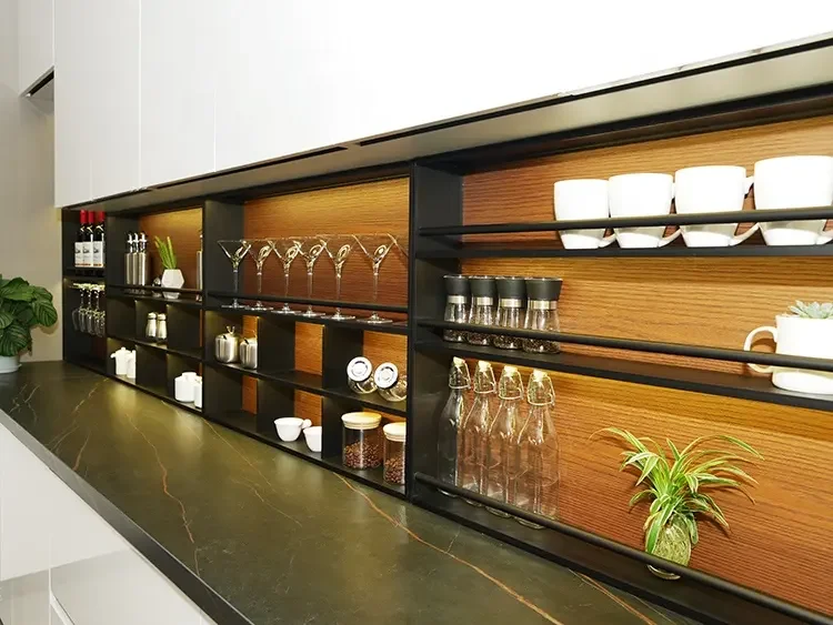 Manufacturer cheap price home decor white modern lacquer kitchen cabinet