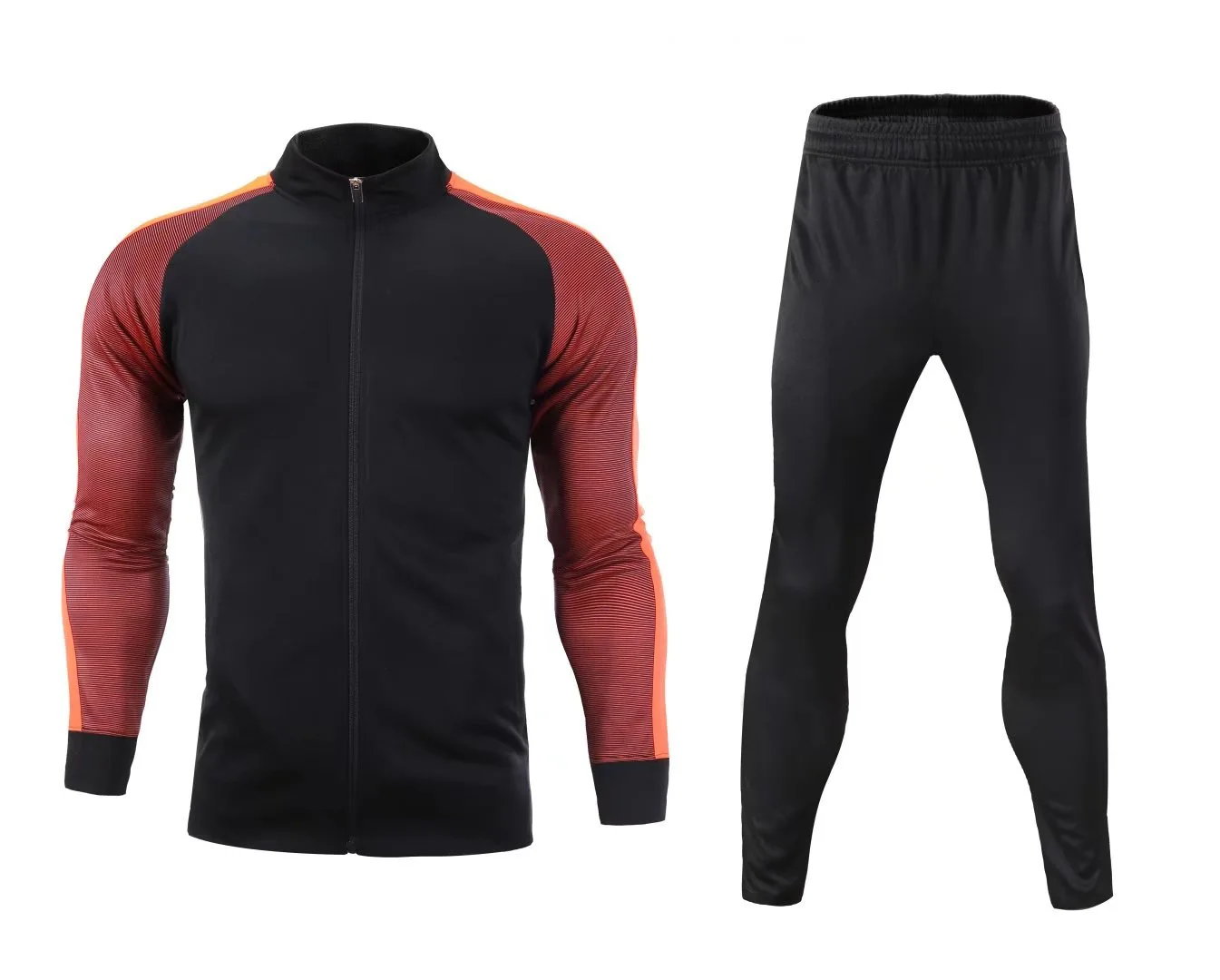 Custom Men Track Suits Activity Workout Blank Gym Wear Running Clothes Full Sleeves Tracksuit Zip Up Tracksuit Men