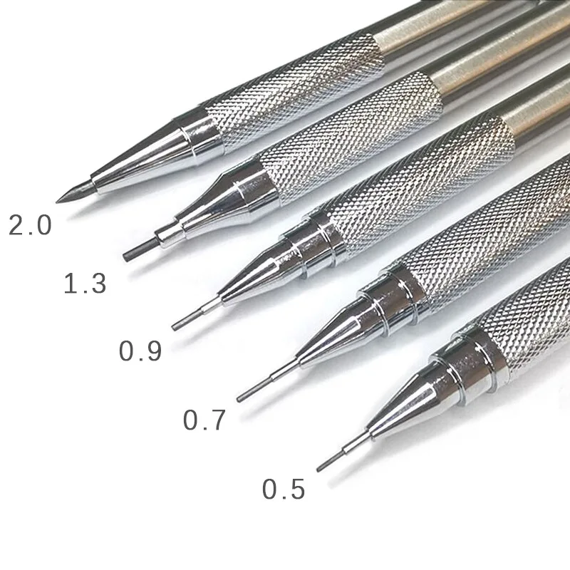 student 0.7 MM black graphite auto mechanical pencil lead