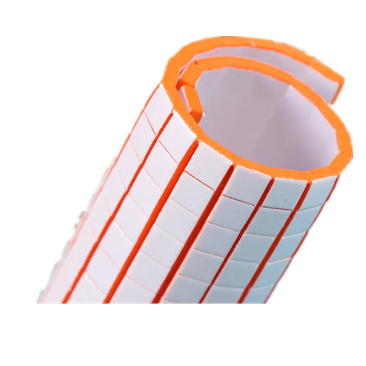 3mm Thickness Handmade Small Little Squares Multi Colors 5 Sheets Packing Double Sided Adhesive square Eva Foam Sheet