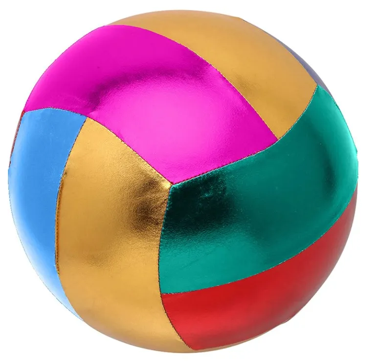 50 cm Giant Fabric cloth Kids Colorful Soft Soccer Ball With Plastic Net