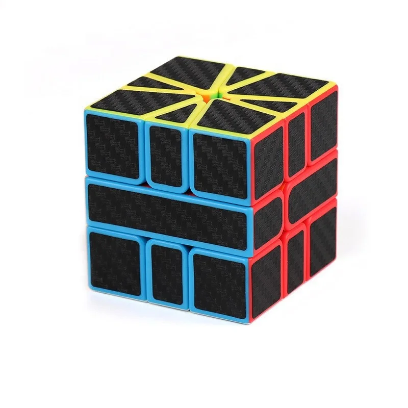 Рекламный подарок из углеродного волокна 3x3 4x4 5x5 скоростной магический куб 3x3x3 abs fidget головоломка игрушка для снятия стресса