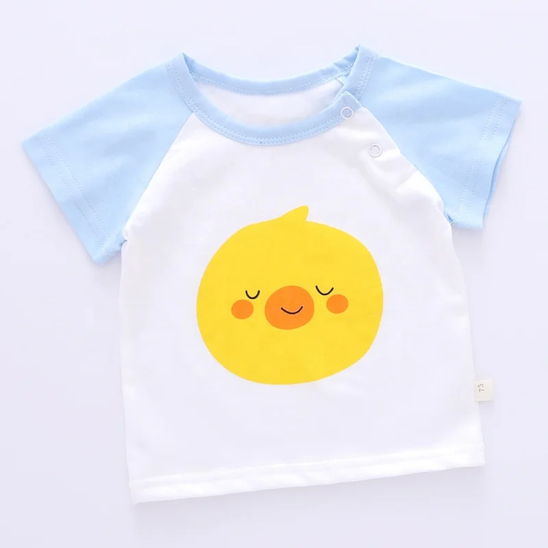 
hot sale customize high quality design your own baby and infant soft cotton printed tee shirt 