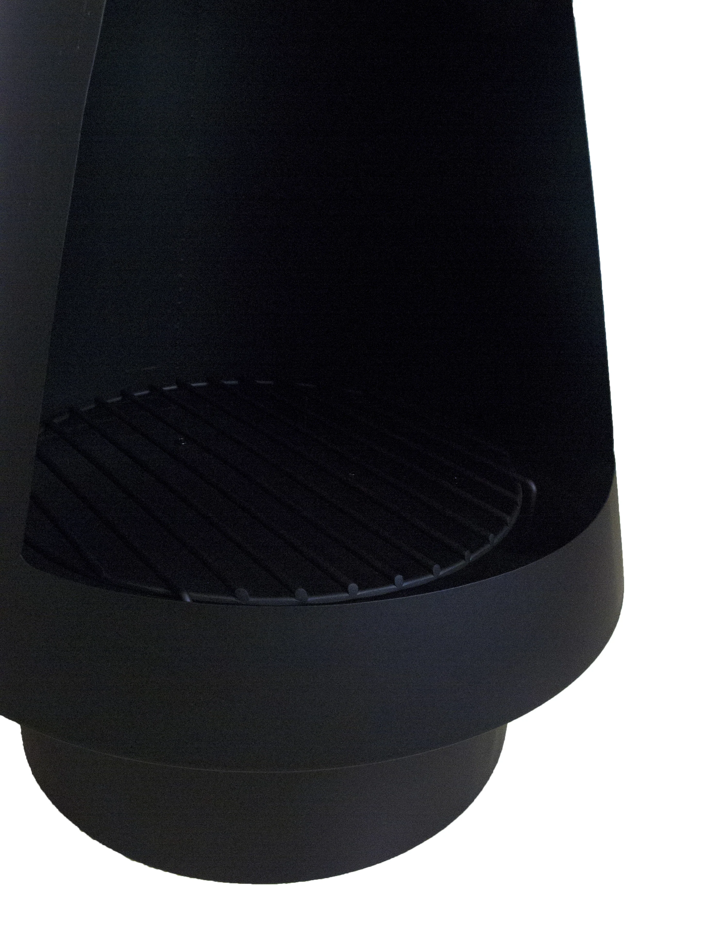 Wood Burning Metal Chiminea Fire Pit Outdoor Indoor Garden Fireplace