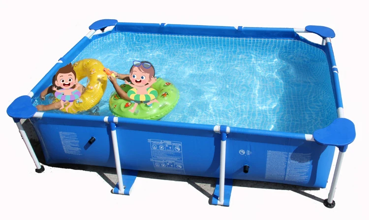 2024 new MSR MS830 Intex 28270 220cm Plastic Above Ground Pools Rectangular Steel Frame Swimming Pool