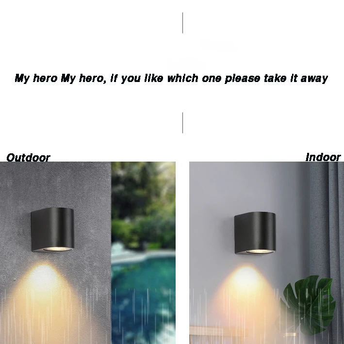 Wholesale Cheap Wall Lamp Outdoor Up And Down Motion Sensor Waterproof Wall Lamp