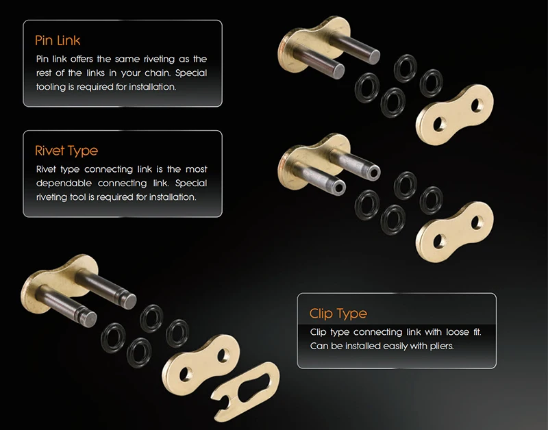 428HPO Sprocket Driving Roller Motorcycle Chain Tray