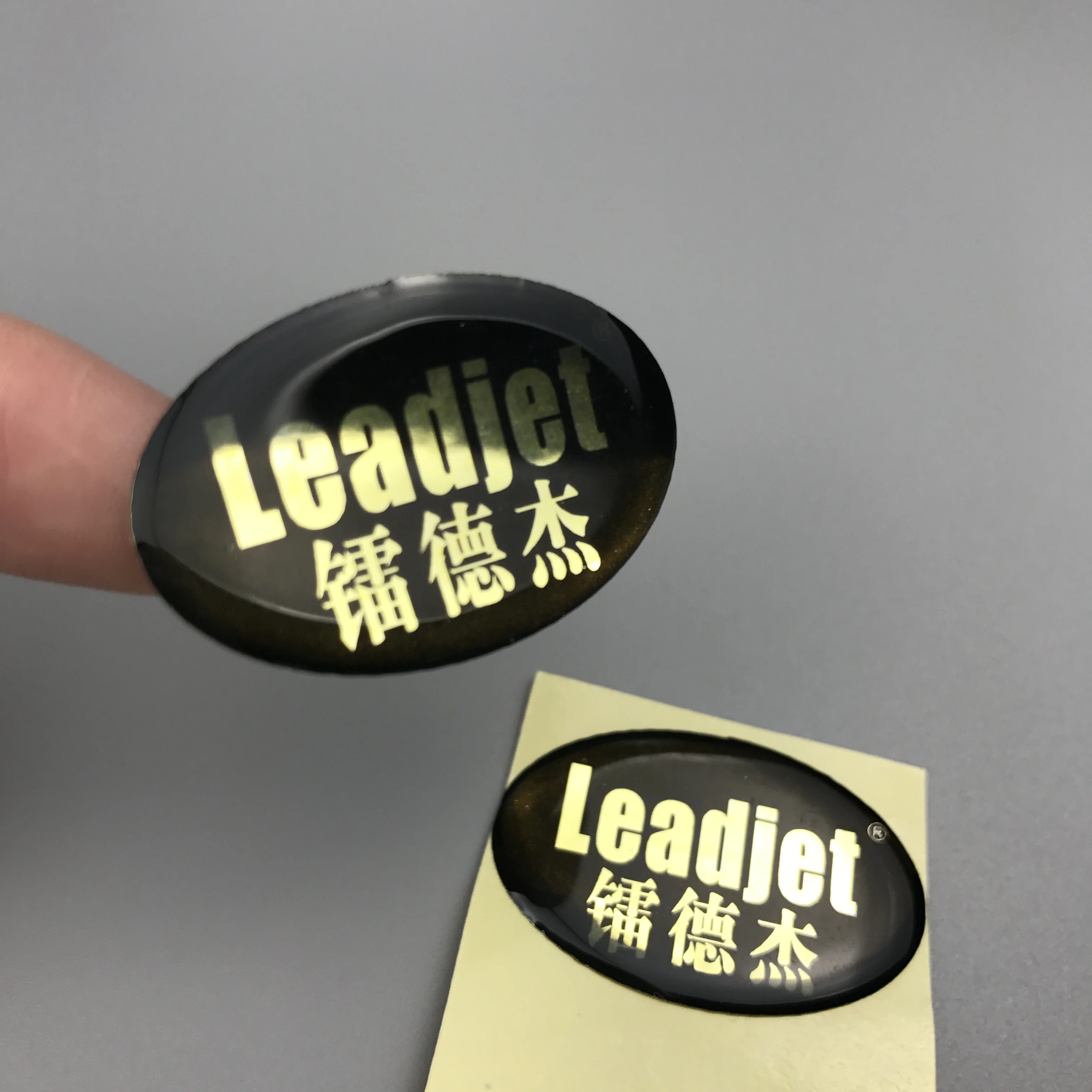 Customized Clear Gel Sticker Soft Plastic Brand Logo Labels 3d Resin Dome Epoxy Sticker