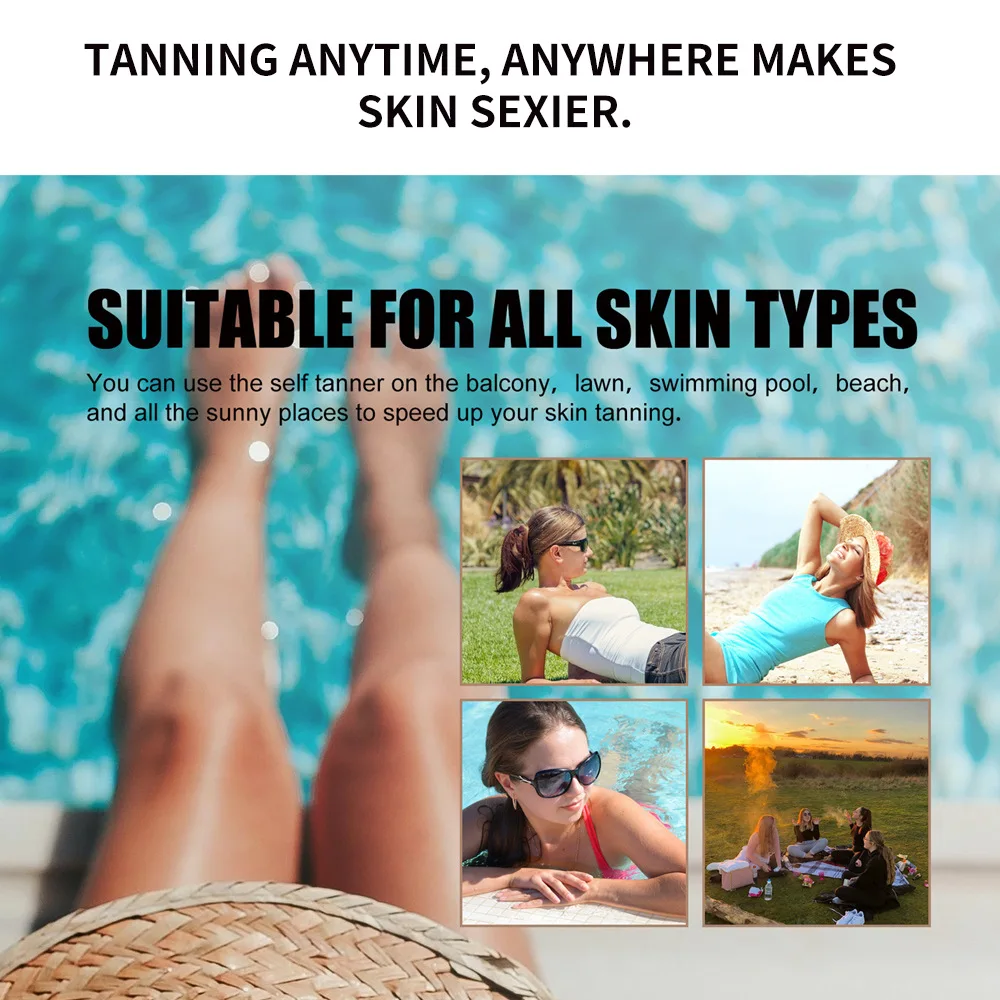 Wholesale Private Label Tanning Gel Lotion Accelerator Tanning Accelerator Self Tan Lotion With Sun Screen