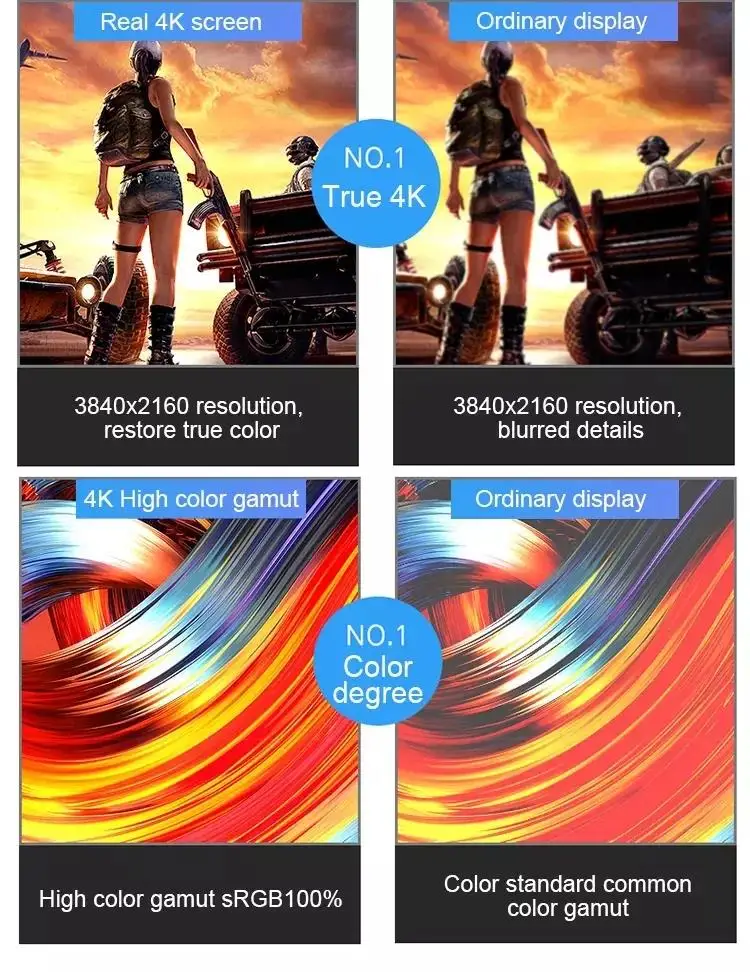 Wholesale 4k monitor 32 inch 3840*2160 computer gaming monitor three-year warranty