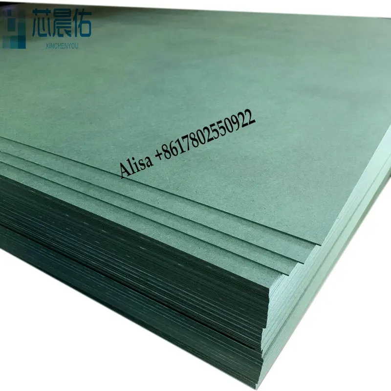 6/9/12/15/18mm green water proof MDF furniture cabinet board white color melamine  HMR MDF