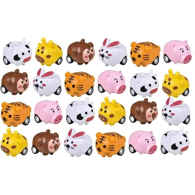 Mini Animal Cute Pull Back Racer Cars Pullback Toy Moves by Itself Novelty Party Favors
