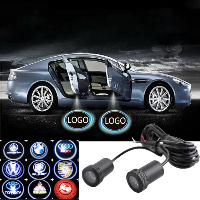 12V 3W Customized Design Car Logo Light All Brand Car Led Laser Projector Logo Light For Car