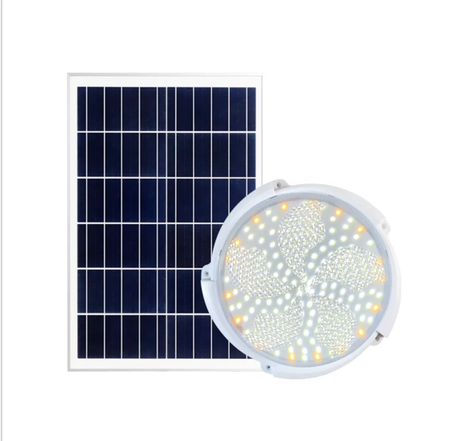 House Indoor solar Power Battery spot lamp 100w 150W 200W solar ceiling light