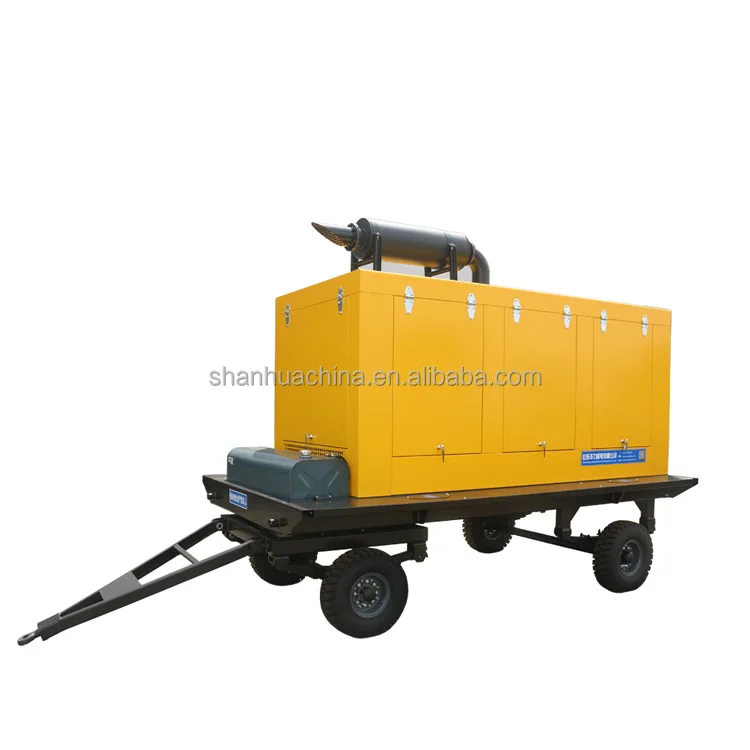 CE & ISO Certificated 250kva Mobile Generator Trailer Water Cooled Silent Generator Price 200kw Soundproof Diesel Power Genset