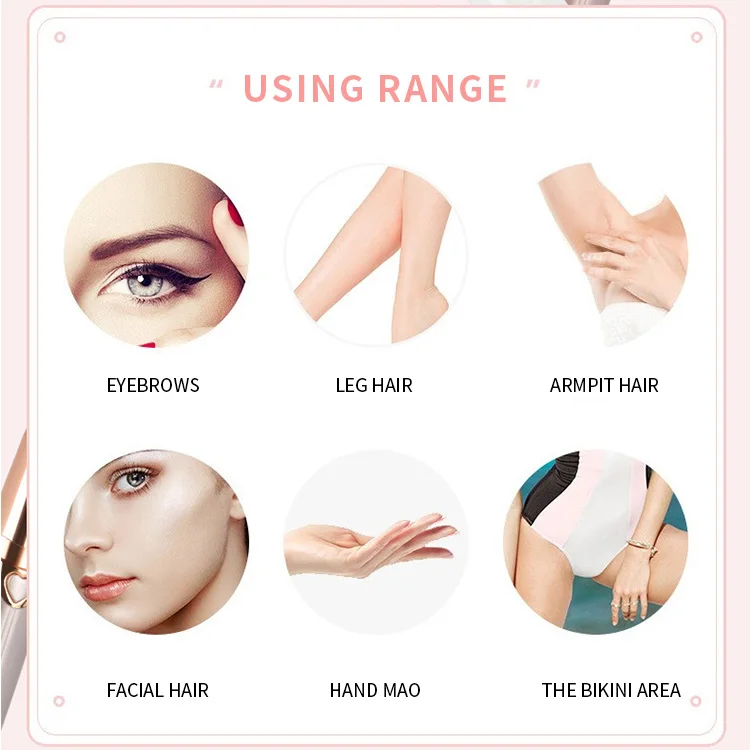 
Mkboo Mini Electric Eye Brows Facial Hair Remover Epilator Shaver Machine Eyebrow Hair Removal Razor Eyebrow Trimmer 