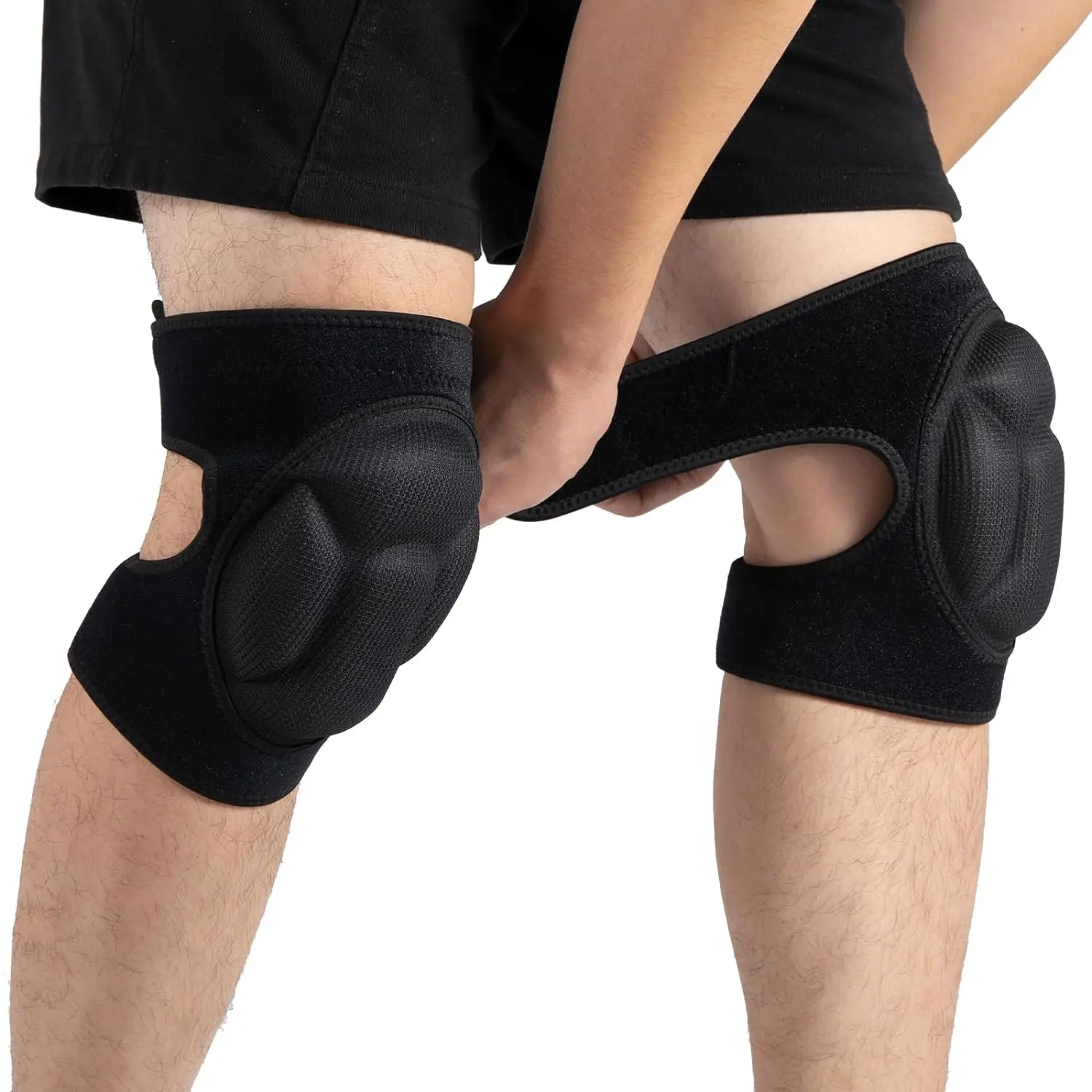 Adjustable Straps Volleyball Knee Pads Crash Pad Snowboarding Gear Knee Protector Soft Knee Pads