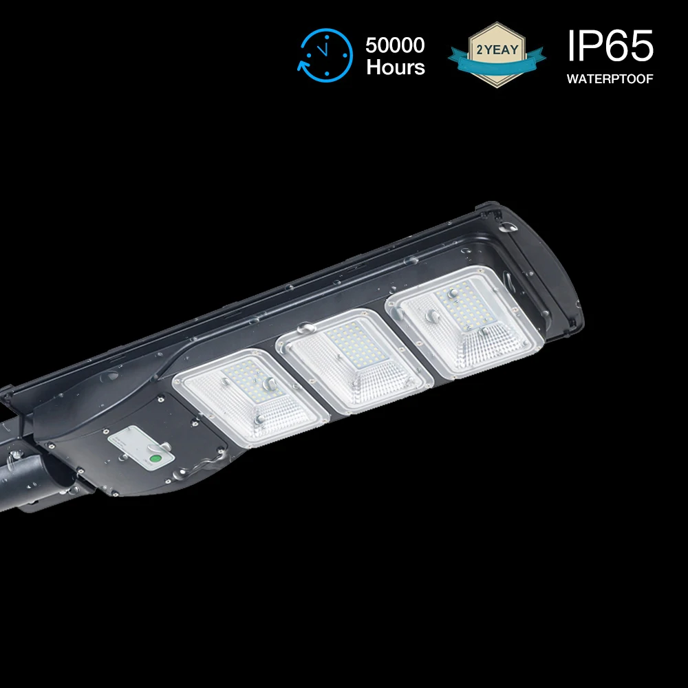 GEBOSUN High power outdoor IP65 3 years warranty outdoor PIR sensor 40watt solar streetlight