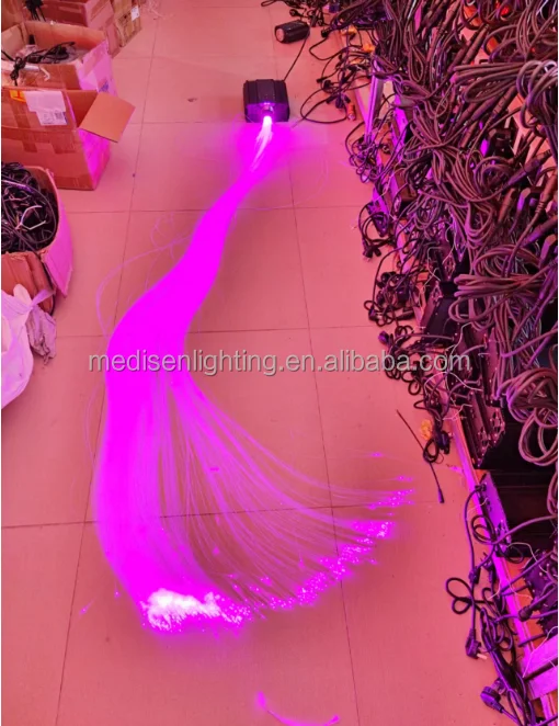 1.5MM 700m/roll China Brand Fiber Optic Ceiling Star Starry Sky  Lighting Cable for Rgb Twinkle Light Engine