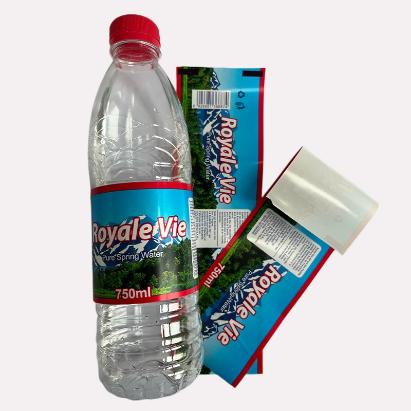 Factory Customized pvc shrink Wrap label Plastic Shrinking Sleeve label Drink water bottle label