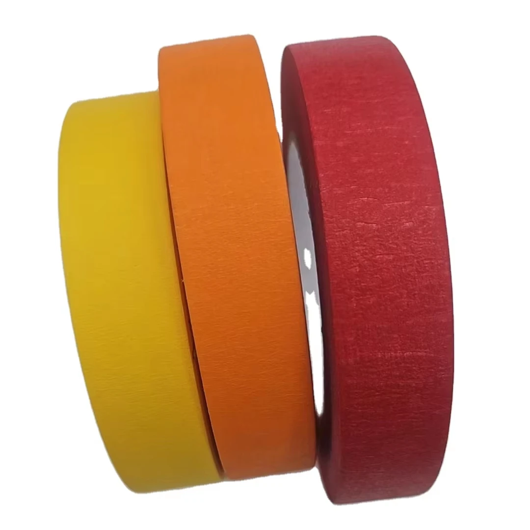 Pro Paint Car Masking Tape High Adhesion Paper & Film for Professional Painting Applications