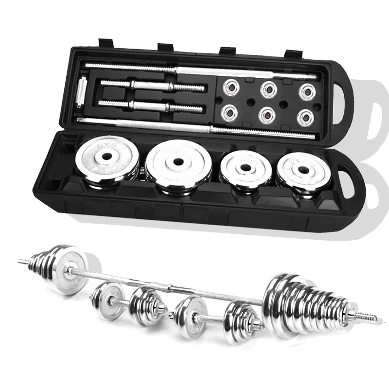 Multi-function Adjustable Weights Dumbbells For Men Arms Training Body Gym Black Paint Barbell Dumbbell Set Cast Iron Dumbbell