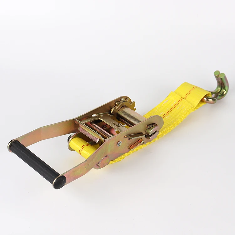 13 Ft Portable Heavy Duty Tie Down Cargo Strap Luggage Lashing Strong Ratchet Strap Belt With Metal Buckle