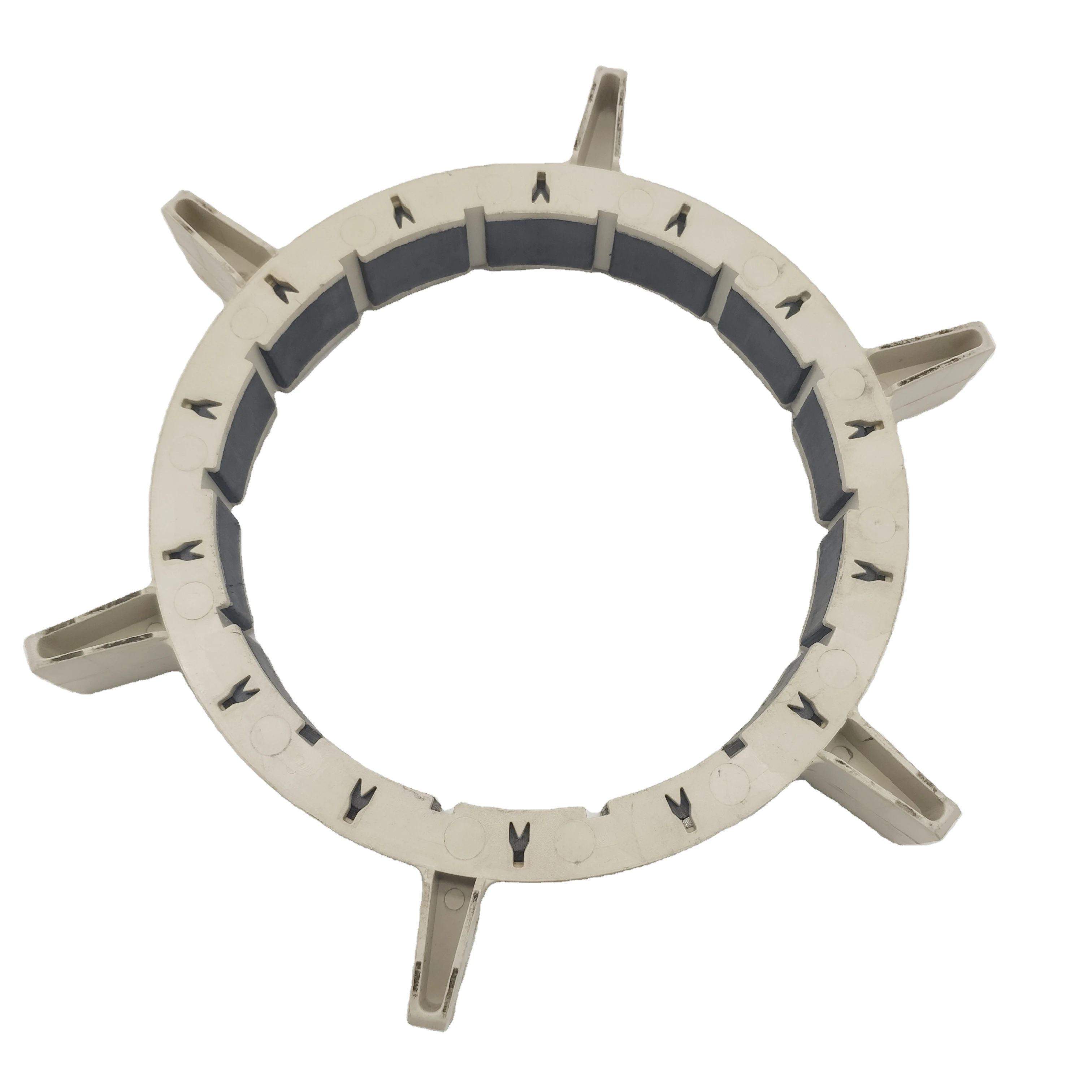 Wholesale   Arc ferrite multipole magnet soft core magnet with cheap price high quality for bldc motor rotor fan magnet ring