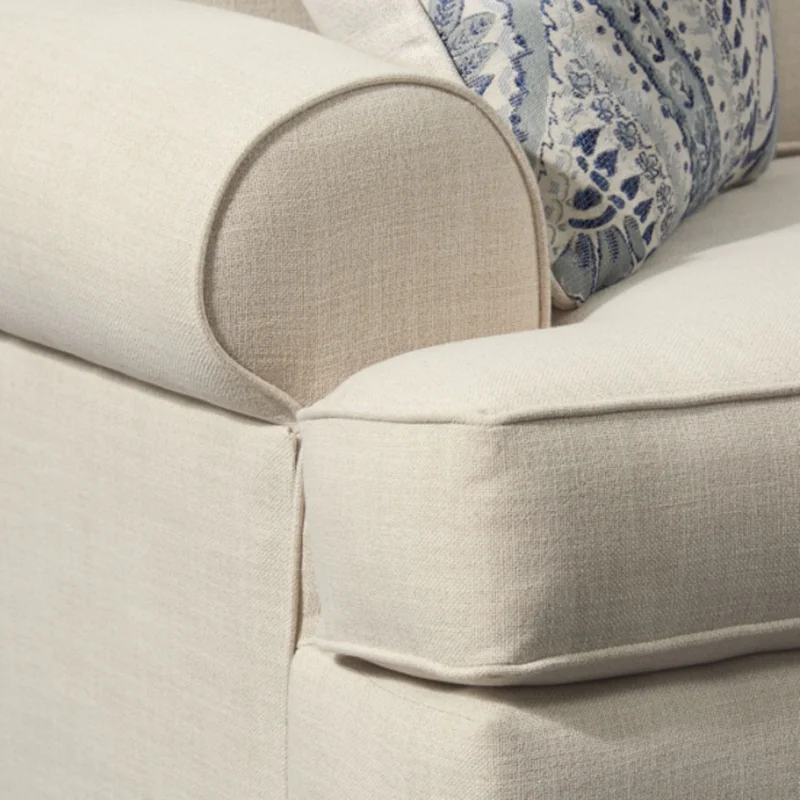 Manufactory 2-Piece Large Sectional Living Room Modern Seating High Quality Linen Couch Vintage Sofa Villa Sofa Set