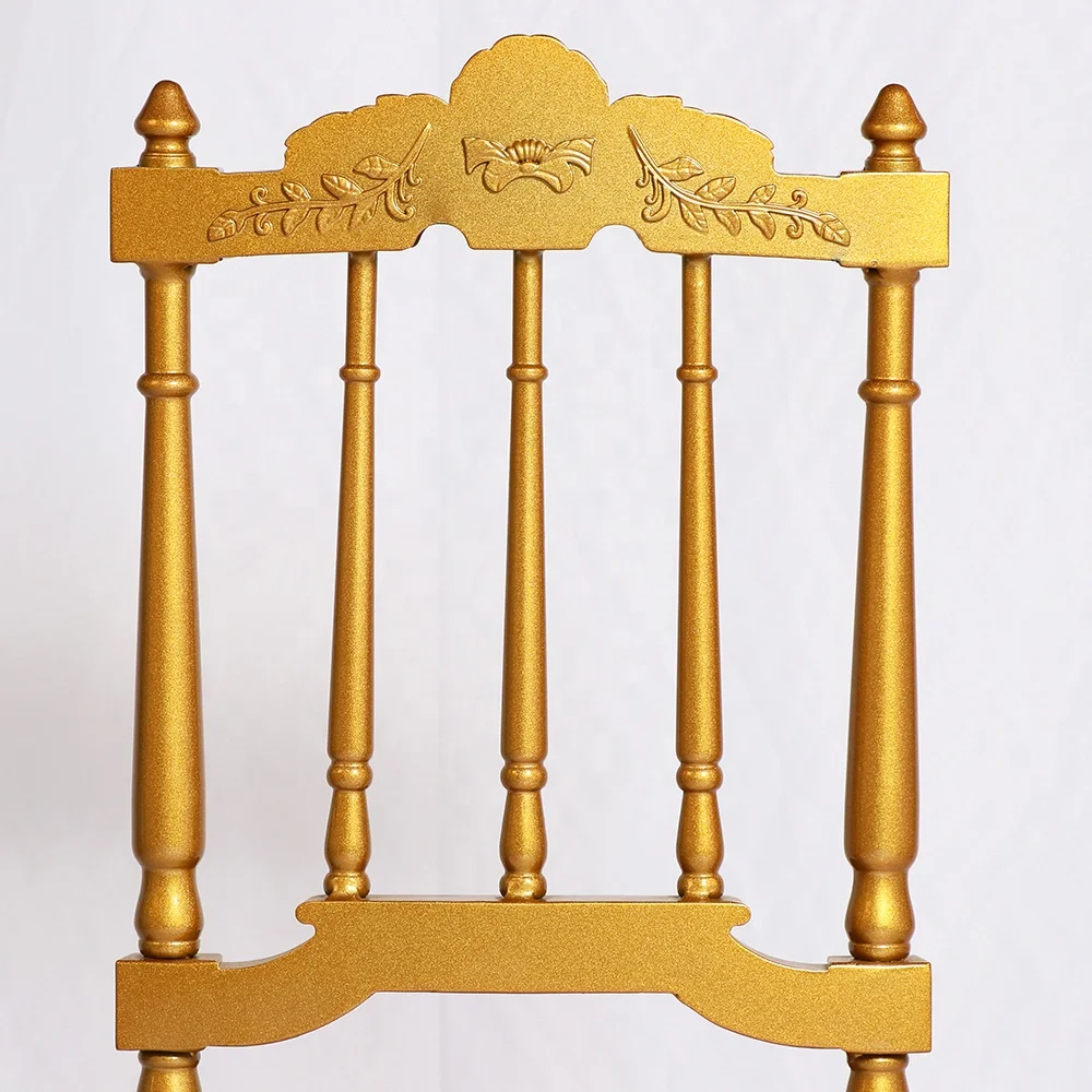 new design wedding event  aluminum  gold napoleon chiavari chair tiffany gold chair