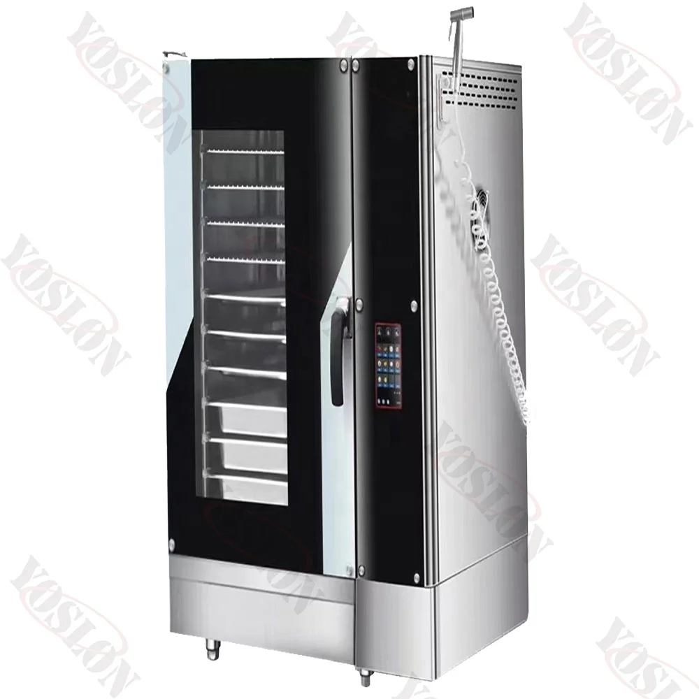 YOSLON Commercial Kitchen Equipment Electric Combi Oven 20 Layer Combi Steamer Oven