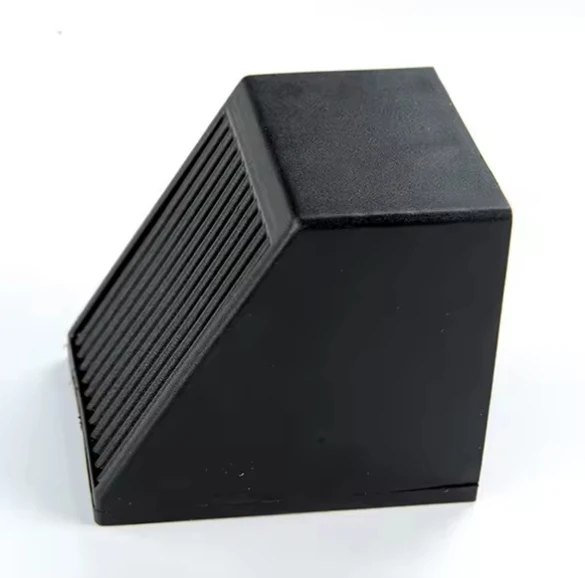 38*38mm Fitness Equipment Accessories PVC Inclined Foot Cover Plastic Anti-slip Protector End Cover