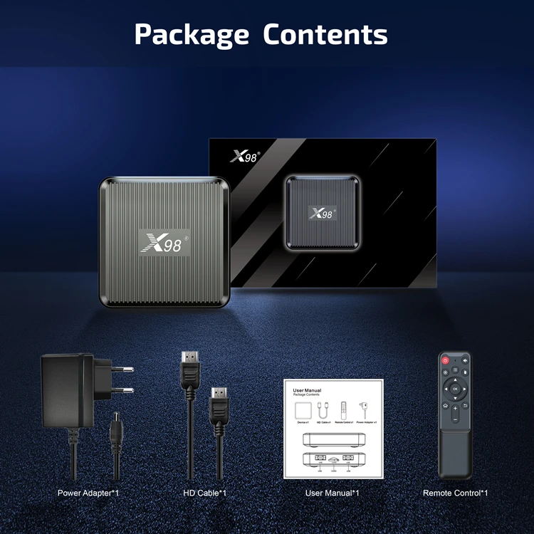 ТВ-приставка X98Q 2 ГБ 16 Android 11 0 смарт-TVBox amlogic s905w2 5 г Wi-Fi HDR 4K H.265 1 8 x96q x98 мини-медиаплеер приставка