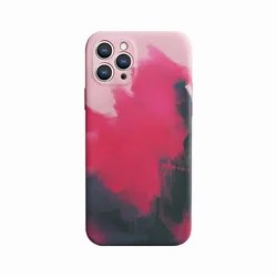 Custom Fashion Doodle Watercolor Water Stickers Soft Shell Anti-fall Shockproof Phone Case for iPhone 13 Pro Max