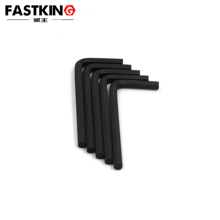 
45# steel black oxide allen hex key in good quality 
