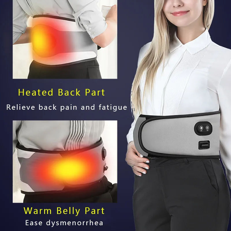 Elettric tool massage for flat belly vibration machine essential air bag waist and abdomen massager lumbar decompression belt