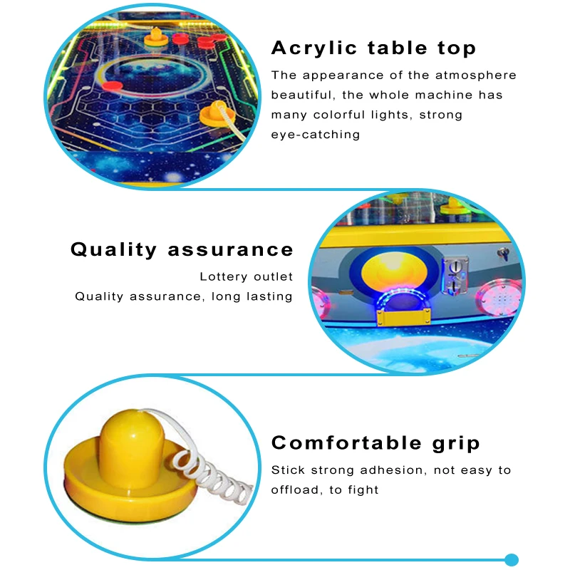 High Quality Indoor Table Hockey Game Tabletop Kids Playground Coin Operated Game Machine