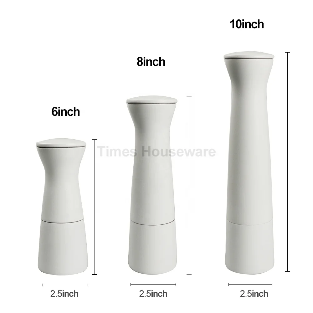 
Beech Wood Bottle Shaped Salt And Pepper Grinder Set 