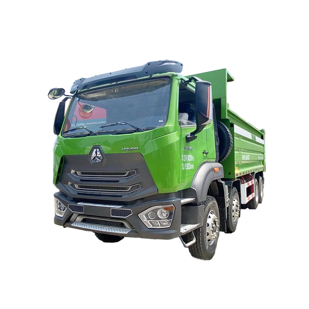 Sinotruk Howo NX Hohan Howo RHD LHD 371 380 400 HP Euro 2 Diesel Engine 8x4 12 Wheeler Heavy Duty Tipper Dump Truck For Guyana