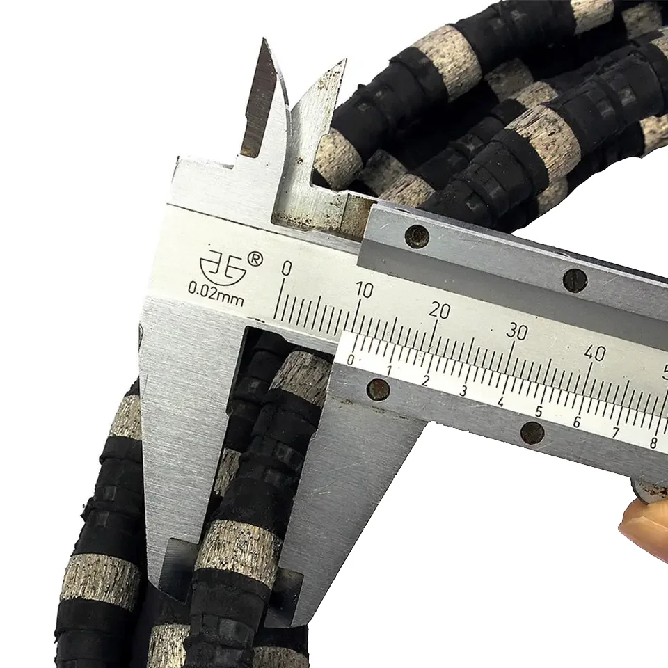 Top quality diamond cut wire saw diamond wire rope saw for cutting stone China supplier