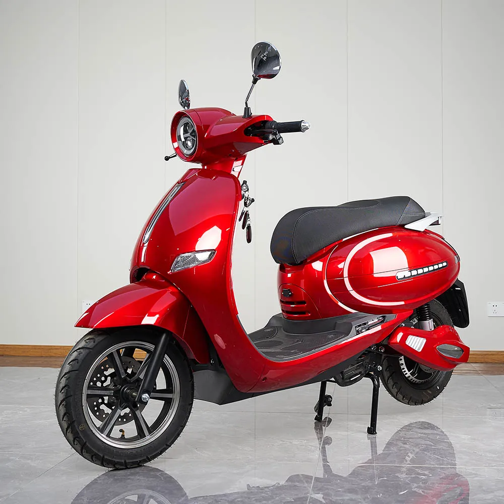 12inch electric motorcycle adult retro style 65km/h speed fast high quality moped electric scooter adult mobility scooter