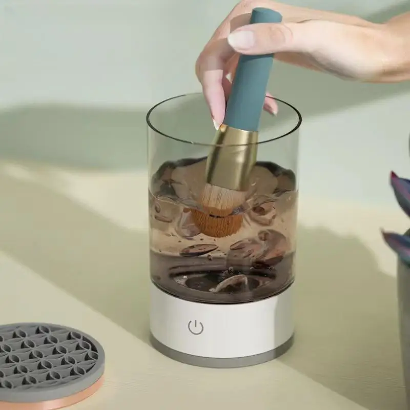 3 in 1 Electric USB Makeup Brush Cleaner Dryer Machine Custom Logo Automatic Makeup Brush Cleaner